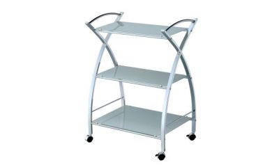 Metal Kitchen Cart, Glass Kitchen Cart, Kitchen Storage Cart, kitchen shelf